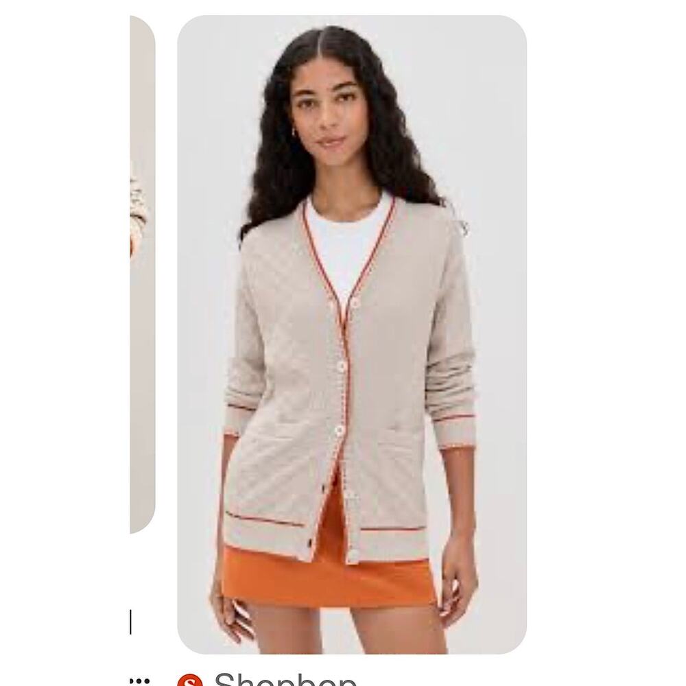 RHÔNE BIRDIE CARDIGAN SMALL